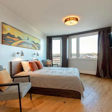 Spacious Penthouse With A Good View In Downtown 公寓