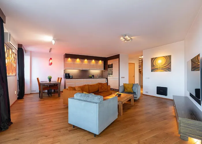 Spacious Penthouse With A Good View In Downtown Tartu